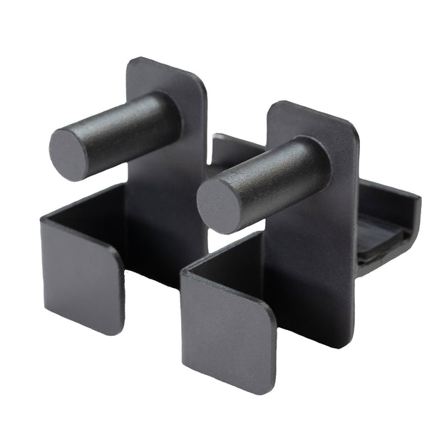 REALITY Steel J-Hooks, Set of 2, fits 2 x 2 Steel Power Cages
