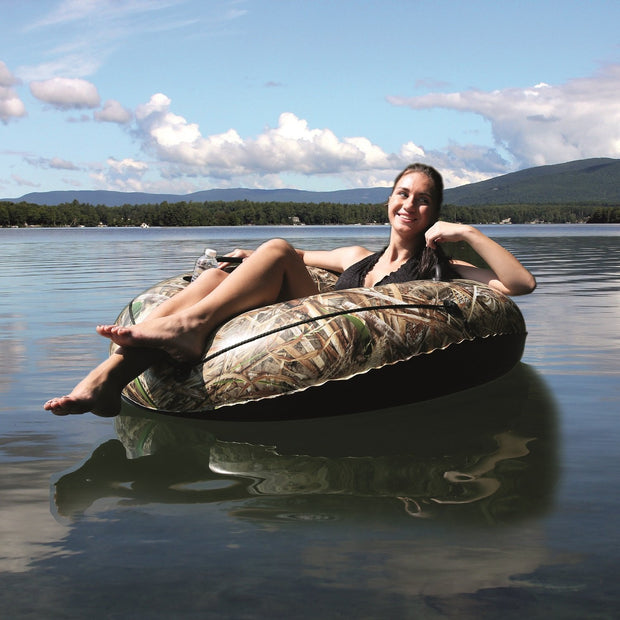  47 Inches Lake Runner Inflatable Inner Tube Float, Camouflage