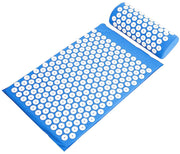 FIT Acupressure Mat and Pillow Set for Back and Neck Pain Relief and Muscle Relaxation Massage