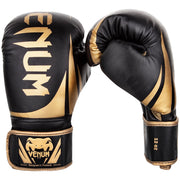 Venum Challenger 2.0 Hook and Loop Training Boxing Gloves - 16 oz. - Black/Gold
