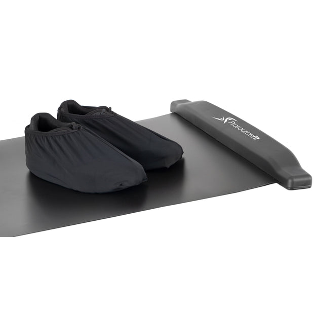 Slide Board Mat 6-ft with Booties & Carrying Bag for Exercise