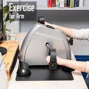 Fitness Mini Under Desk Bike Cycle Elliptical Trainer, Portable Compact Bicycle Pedals Exerciser with LCD Display