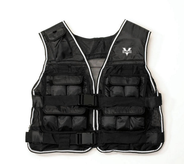 20-Pound Weighted Vest With Removable 1 Pound Packs To Adjust From 1 to 20 Pounds