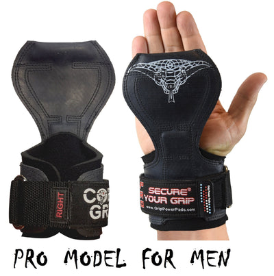 Grips PRO Weight Lifting Gloves Heavy Duty Straps For Deadlifts Lifting Grip