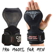 Grips PRO Weight Lifting Gloves Heavy Duty Straps For Deadlifts Lifting Grip