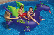 90625 Swimming Pool Kids Giant Rideable Sea Dragon Inflatable Float Toy