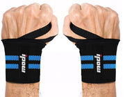 Wrist Strap 18.5" Men & Women Weight Lifting Neoprene Compression Wrist Brace with Thumb Loops, Wrist Band Workout Athletic