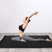 Black 4'x10'x2" Thick Folding Panel Gymnastics Mat Gym Fitness Exercise Mat