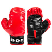 Best Choice Products Kids  Adjustable Standing Boxing Punching Bag Set w/ Spring, Metal Stand, Gloves