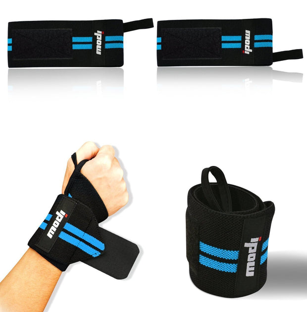 Wrist Strap 18.5" Men & Women Weight Lifting Neoprene Compression Wrist Brace with Thumb Loops, Wrist Band Workout Athletic Basketball Wrist Support, 2 Pack