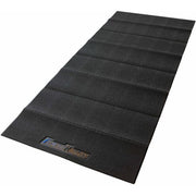 Fitness Reality Water-Resistant PVC Exercise Equipment Mat, Black