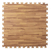 Foam Interlocking Floor Mat, Light Wood, 25 pcs, 100 sq. ft.
