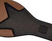 Leather Weight Lifting 6" NUBUCK Belt Back Support Gym Training Strength