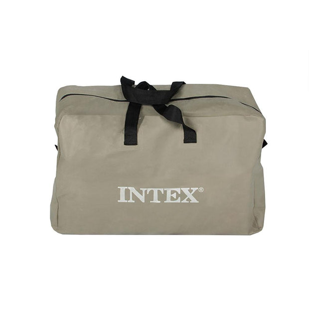 Intex Excursion 5 Person Inflatable Rafting and Fishing Boat Set with 2 Oars