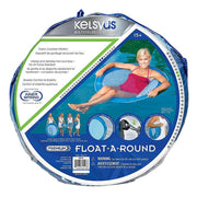 Float A Round Swimming Pool Mesh Seat Adult Floating Chair, Blue
