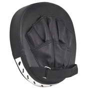 Topeakmart 2x Leather Boxing Mitt Training Target Focus Punch Pad Glove Karate Muay Thai Kick MMA