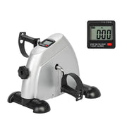 Fitness Mini Under Desk Bike Cycle Elliptical Trainer, Portable Compact Bicycle Pedals Exerciser with LCD Display