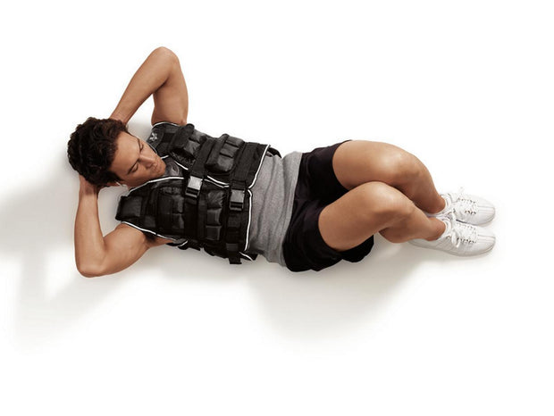 20-Pound Weighted Vest With Removable 1 Pound Packs To Adjust From 1 to 20 Pounds