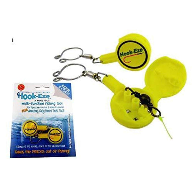 Hook-Eze Twin Pack-Yellow / 1 Size